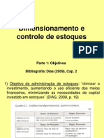 2 - Gestão de Estoques (1 Objetivos)