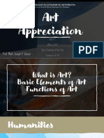 Week 2 Introduction To Art Appreciation