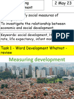 L002 Measuring Development