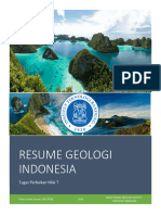 Resume Geologi Indonesia: Tugas Perbaikan Nilai T