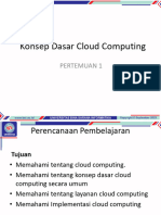 Konsep Dasar Cloud Computing: Pertemuan 1