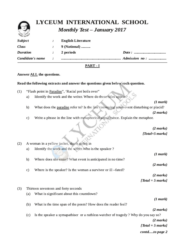 English Literature Pdf