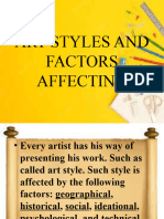 Art Styles and Factors Affecting For Contempo 12