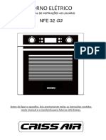 Manual Forno Eletrico 70l NFE 32G3crissair