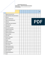 Daftar Nilai Kelas 6a