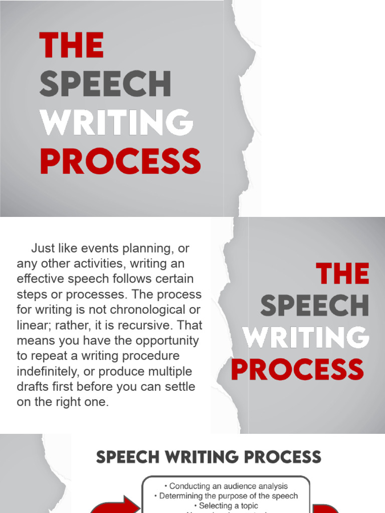 Speech Writing Process | PDF | Waste | Waste Management