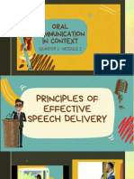 Effective Speech Delivery 1