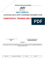 Competence, Training and Awarenessaa