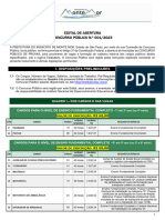 Edital de Abertura Concurso 001 2023