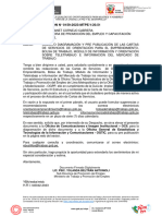 H.e.n°0159-2023 Solicito Diagramación y Pre Publicación de Las Cartas de Servicios de Soe, BT, Teletrabajo e Imt