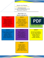 Groups in FS 12 BEE 4 2