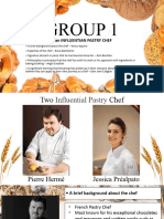 Group 1: Task: Search On An Influentian Pastry Chef