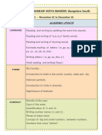 PP Academic Update (November 01 To December 01)