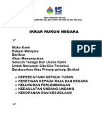 IKRAR RUKUN NEGARA Dan Ikrar Murid Terkini