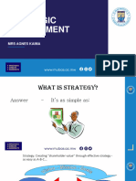 Theme 2 - Strategic Management