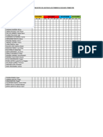 Asistencia de Setiembre, Octubre, Novimebre y Diciembre MBCB de Primero B Tercer Trimestre