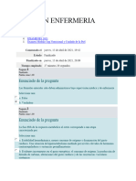 EXAMEN ENFERMERIA Modulo Piel y Nutricion