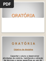 ORATÓRIA...