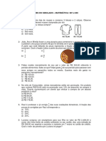 QUESTÕES DE MATEMATICA - 6° Ano