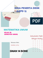 LKPD 1 Kedudukan Bangun Ruang