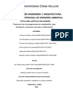 Artículo de Opinión Elaboación de MM Primera Entrega