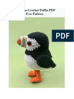 Francais The Crochet Puffin PDF Amigurumi Free Pattern