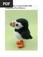 Francais The Crochet Puffin PDF Amigurumi Free Pattern