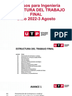 Estructura Trabajo Final