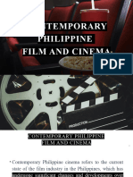 Contemporary Philippine Film and Cinema