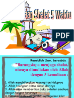 Kemuliaan Shalat 5 Waktu