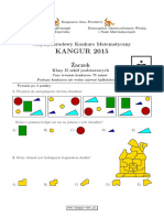 Kangur Żaczek Klasa 2 Rok 2015