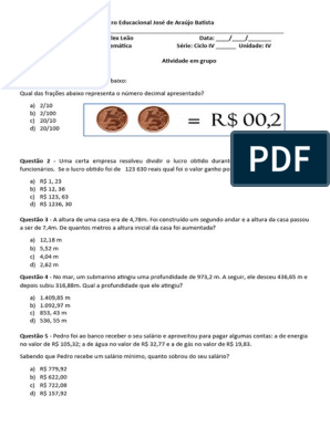 Quiz REVISÃO 6º ano - Geografia - Negreiros