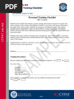 C-TPAT 7 Point Inspection Checklist | PDF | Civil Engineering ...