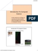 A Brief Introduction Into Computer Science - UC Calgary