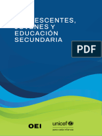 Adolescentes, Jovenes y Educacion Secundaria