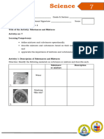 Science 7 - Q1 - DW7