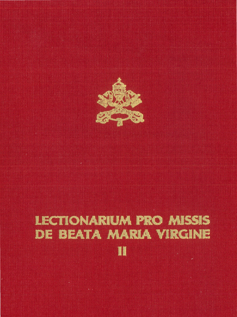 Lectionarium Pro Missis de Beata Maria Virgine (1987) | PDF