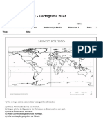 Trabalho 1 - Cartografia