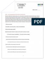 HINDI GRAMMAR Reinforcement Work-Sheet Term - 223