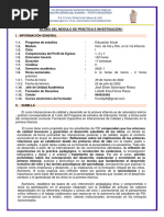 Silabo Interaccion de Calidad y Desarrollo en La Primera Infancia I Prof. Ema