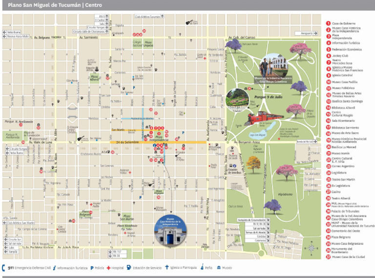 Mapa Ciudad de San Miguel de Tucuman | PDF