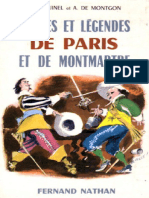 Contes Et Legendes de Paris Et de Montmartre