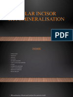 Molar Incisor Hypomineralisation