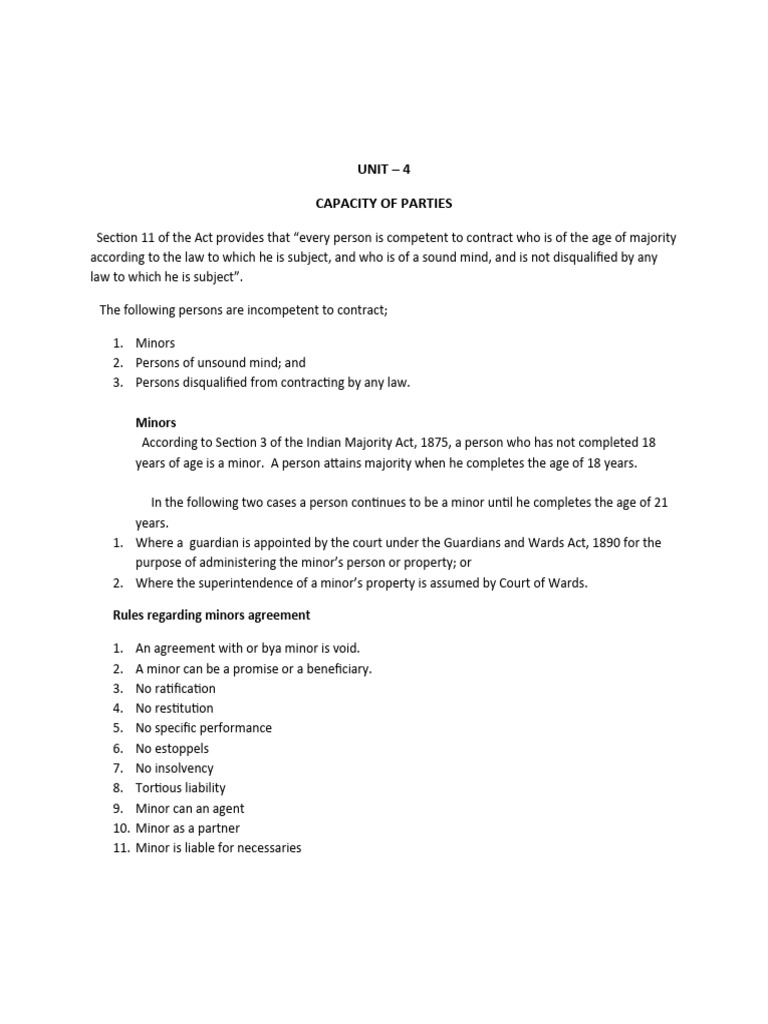 Business Law Unit 4 Pdf Legal Concepts Business Law