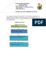 Acta de Conformación Gobierno Escolar