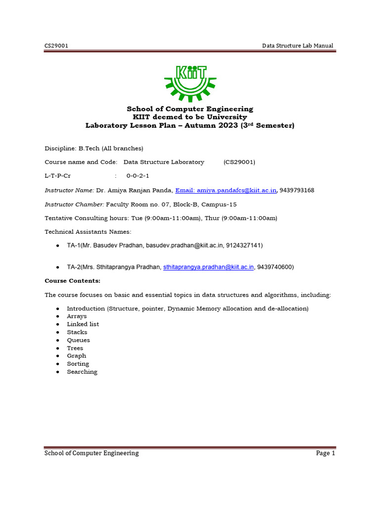 DS Lab Handout - 2023 | PDF | Queue (Abstract Data Type) | Matrix ...