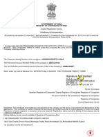 Incorporation Certificate - Lightning Node