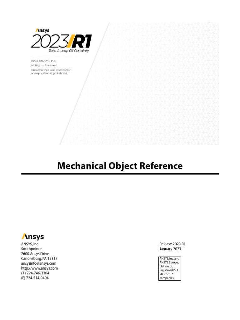Mechanical Object Reference | PDF | Computers
