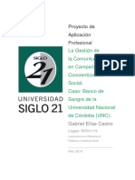 Gestion de Comunicacion en Campañs de Conscientizacion Social