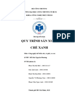 QUY TRÌNH SẢN XUẤT CHÈ XANH